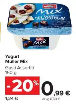 Carrefour Yogurt Muller Mix offerta