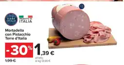 Carrefour Mortadella con Pistacchio Terre d’Italia offerta