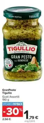 Carrefour GranPesto Tigullio offerta