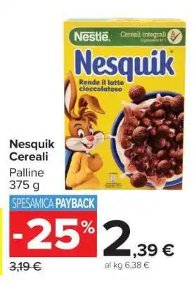 Carrefour NESQUIK Cereali offerta