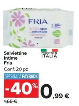 Carrefour Salviettine Intime Fria offerta