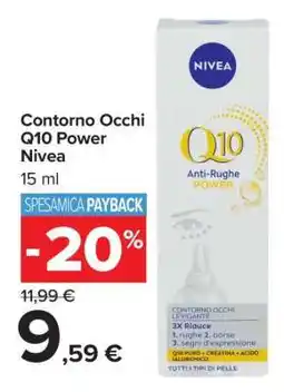 Carrefour Contorno Occhi Q10 Power Nivea offerta