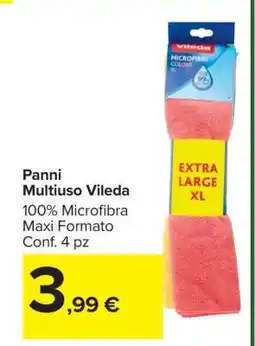 Carrefour Panni Multiuso Vileda offerta