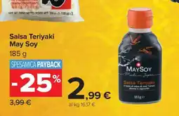 Carrefour Salsa Teriyaki May Soy offerta