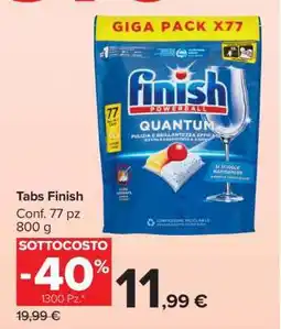 Carrefour Tabs Finish offerta