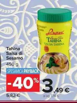 Carrefour Luxor Tahina Salsa di Sesamo offerta