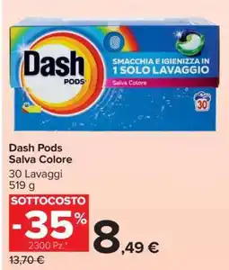 Carrefour Dash Pods Salva Colore offerta