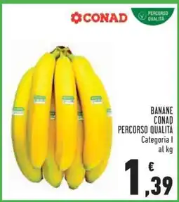 Conad Banane Conad Percorso Qualità offerta