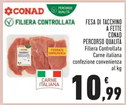 Conad Fesa Di Tacchino A Fette offerta