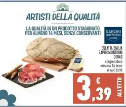 Conad Culatta Emilia Sapori&Dintorni Conad offerta