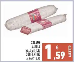Conad Salame Aquila Salumificio Sorrentino offerta