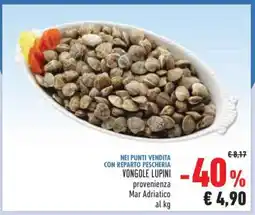 Conad Vongole Lupini offerta
