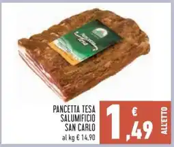 Conad PANCETTA TESA SALUMIFICIO SAN CARLO offerta