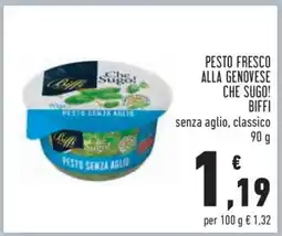Conad PESTO FRESCO ALLA GENOVESE CHE SUGO! BIFFI offerta