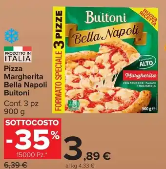 Carrefour Market Pizza Margherita Bella Napoli Buitoni offerta