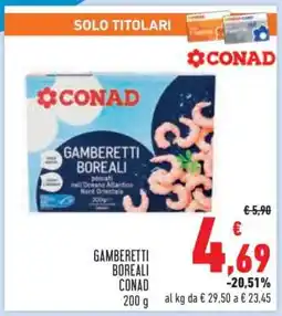 Conad GAMBERETTI BOREALI CONAD offerta