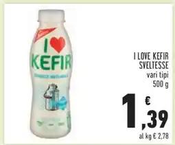 Conad I Love Kefir Sveltesse offerta