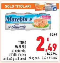 Conad TONNO MAREBLU offerta