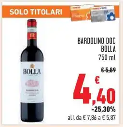 Conad BARDOLINO DOC BOLLA offerta