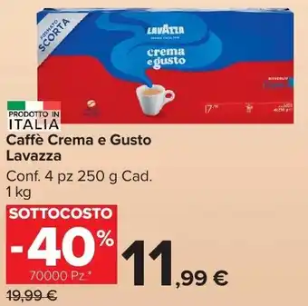 Caffè Crema e Gusto Lavazza
