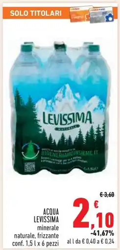 Conad ACQUA LEVISSIMA offerta