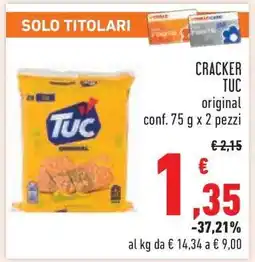 Conad CRACKER TUC offerta