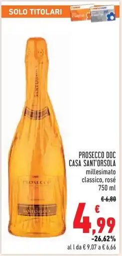 Conad Prosecco DOC Casa Sant'Orsola offerta