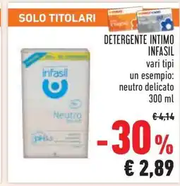 Conad Detergente Intimo Infasil offerta