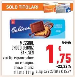 Conad MESSINO, CHOCO LEIBNIZ BAHLSEN offerta