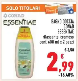 Conad BAGNO DOCCIA CONAD ESSENTIAE offerta