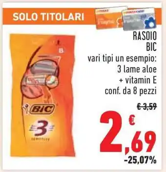Conad RASOIO BIC offerta