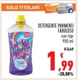 Conad Detergente Pavimenti Fabuloso offerta