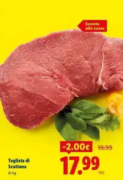 Lidl Tagliata Di Scottona offerta