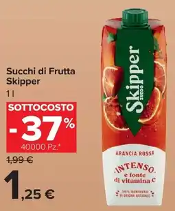 Carrefour Market Succhi di Frutta Skipper offerta
