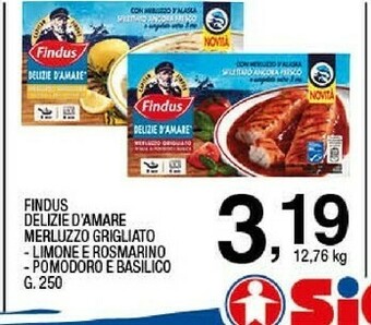Sigma Merluzzo grigliato in salsa al pomodoro e basilico offerta