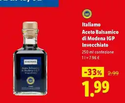 Lidl Italiamo Aceto Balsamico di Modena IGP Invecchiato offerta