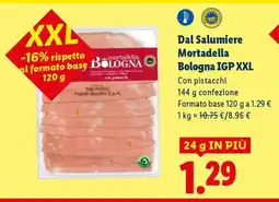 Lidl Dal Salumiere Mortadella Bologna IGP XXL offerta
