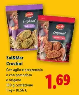 Lidl Sol&Mar Crostini offerta