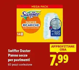Lidl Swiffer Duster Panno secco per pavimenti offerta