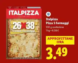 Lidl Italpizza Pizza 5 formaggi offerta