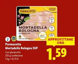 Lidl PARMACOTTO Mortadella Bologna IGP offerta