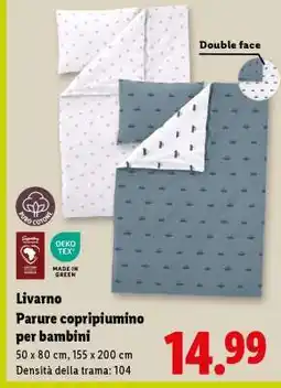 Lidl Livarno Parure copripiumino per bambini offerta