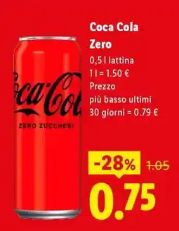Lidl Coca Cola Zero offerta