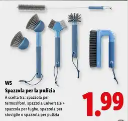 Lidl W5 Spazzola per la pulizia offerta
