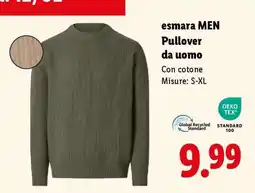 Lidl esmara MEN Pullover da uomo offerta