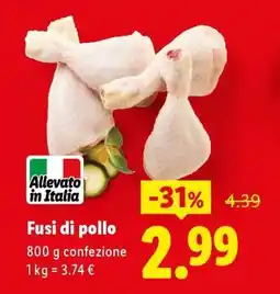 Lidl Fusi di pollo offerta
