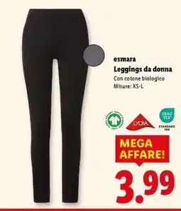 Lidl esMara Leggings da donna offerta