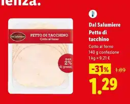 Lidl Dal Salumiere Petto di tacchino offerta