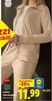 Lidl esmara Tuta da donna offerta