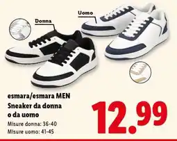 Lidl esmara/esMara MEN Sneaker da donna o da uomo offerta